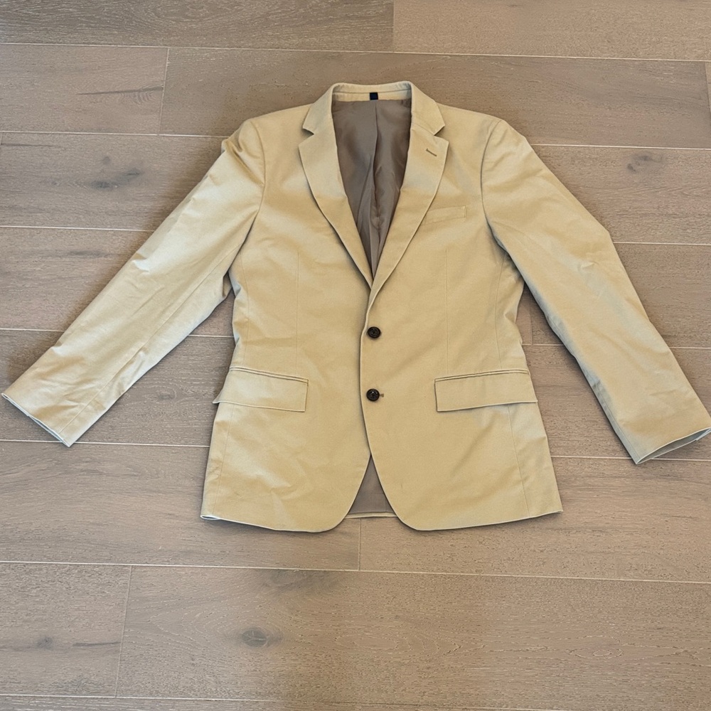 J. Crew Men’s Tan Two-Button Sport Coat